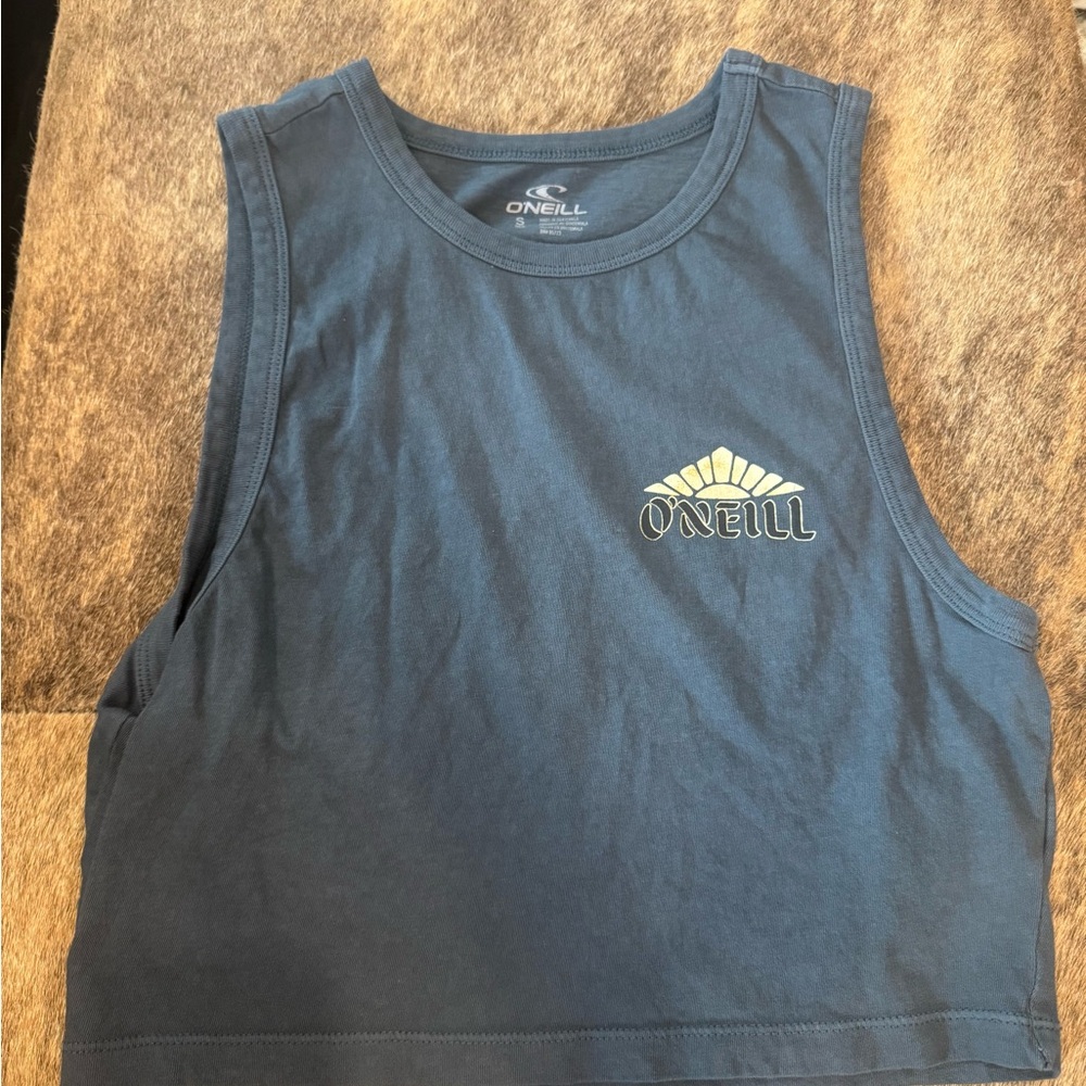 O'Neill Grey Sleeveless Top with Logo